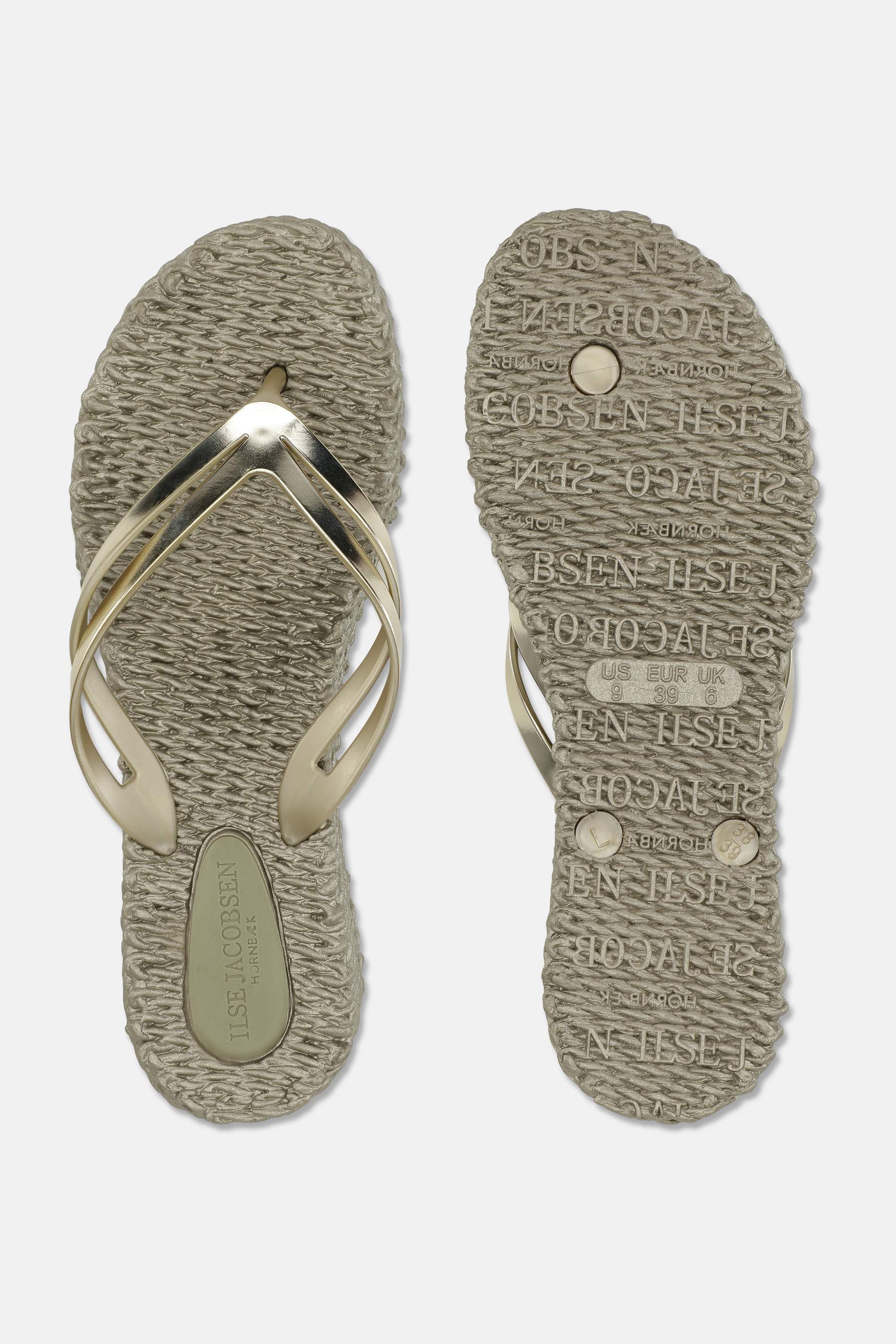 Plateau Flip-Flops Metallic - Platin